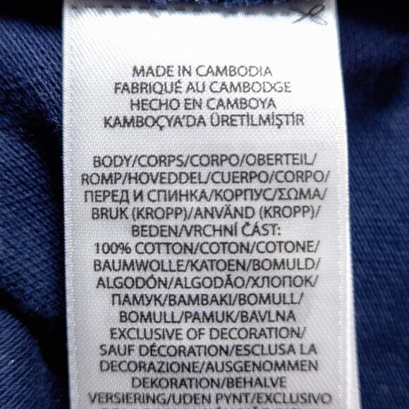 Polo Ralph Lauren Men’s Polo Shirt Golfcore Novelty Preppy Cotton Navy Large - Picture 7 of 9